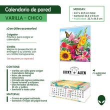 Load image into Gallery viewer, CALENDARIO DE PARED Varilla- Chico
