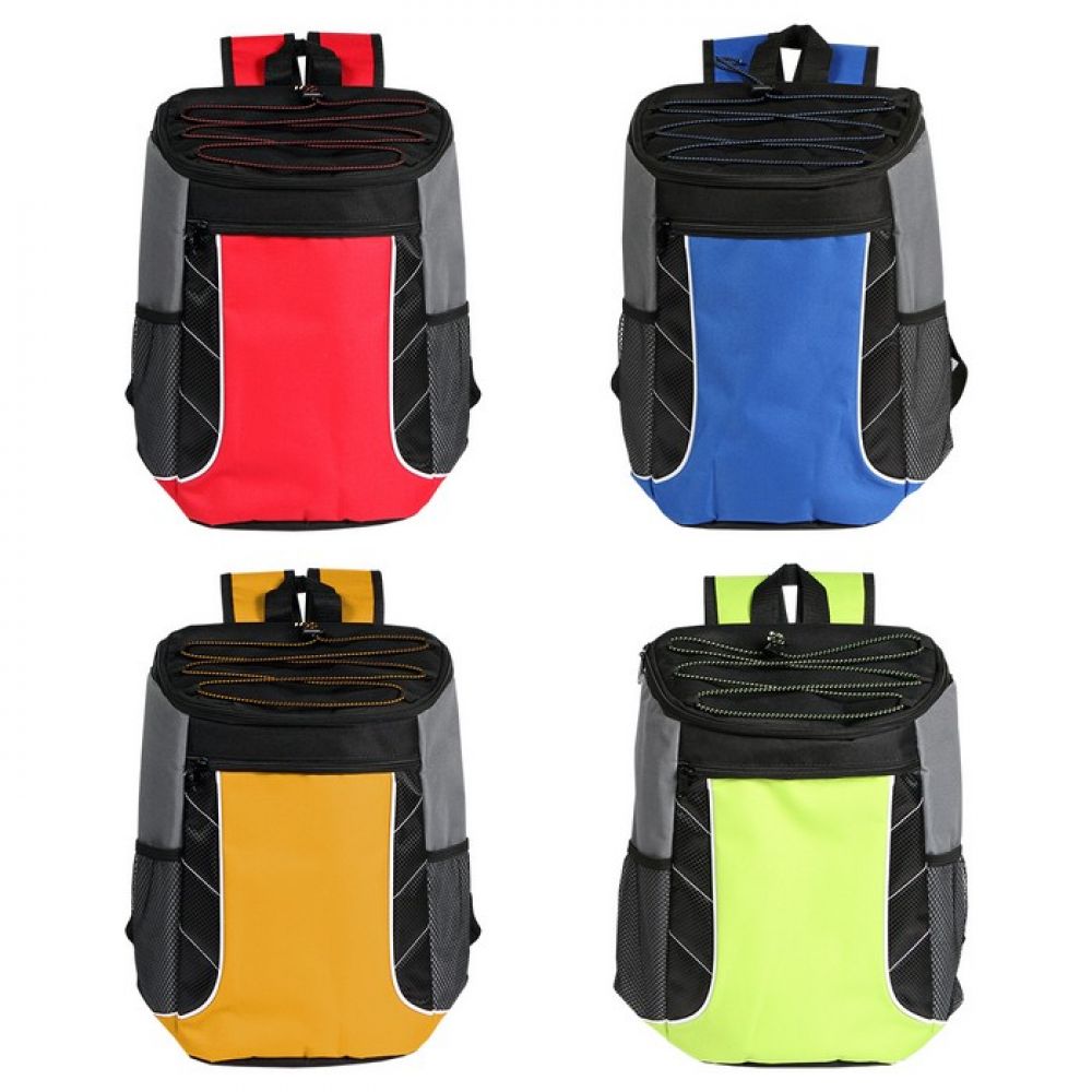 TX-074 HIELERA BACK PACK BI-TONO CON TENSORES